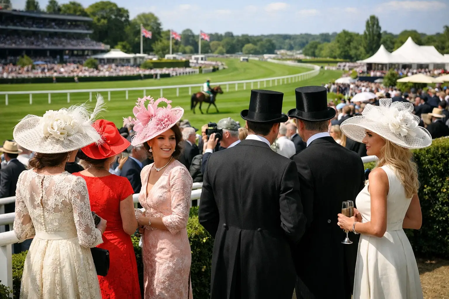 Elegantes Publikum bei Royal Ascot